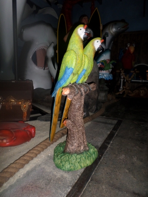 Green Macaw Pair 3ft (JR BD-1001)