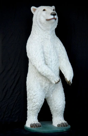 Polar Bear Life-size (JR 2501) - The Jolly Roger - Life Size 3D Models -  Resin Figures