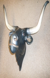 Bull Head (With Long Horns) - Black (JR 2272-B) - Thumbnail 03