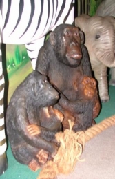 Monkey & Baby 2.5ft (JR 2196) - Thumbnail 03
