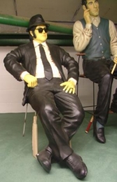 Blues Brothers seated life-size pair (JR 1525)  - Thumbnail 02