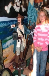 Jack Sparrow style Pirate on Mast, 4ft (JR ST9750) - Thumbnail 02