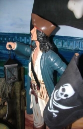 Jack Sparrow style Pirate on Mast, 4ft (JR ST9750) - Thumbnail 03