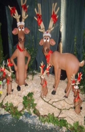 Funny Reindeer sitting with crossed legs (JR 2316) - Thumbnail 03