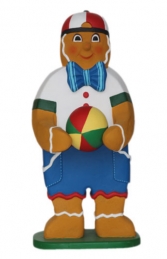Ginger Bread Boy with Ball 4ft (JR 3126) - Thumbnail 01