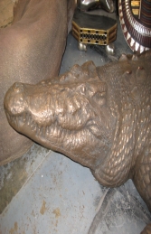 Crocodile in Bronze 12ft Long (JR 080123B)	 - Thumbnail 02