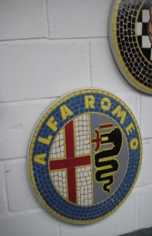 Alfa Romeo Badge Mosaic (JR 2603) - Thumbnail 01