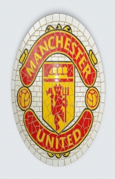 Manchester United Mosaic Football Sign (JR 2663) - Thumbnail 02