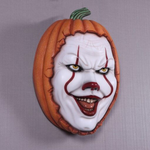 SCARY CLOWN PUMPKIN MASK - WALL DÉCOR JR 210155 - Image 2