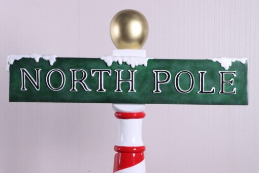 NORTH POLE SIGN  6FT JR 220124 - Image 4