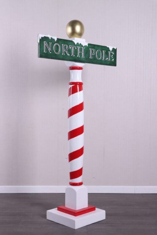 NORTH POLE SIGN  6FT JR 220124