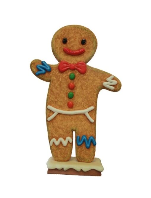 GINGERBREAD PAPA WITH BASE JR S-048