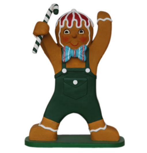 GINGERBREAD BOY WITH CANDY CANE JR 3127 - Image 3