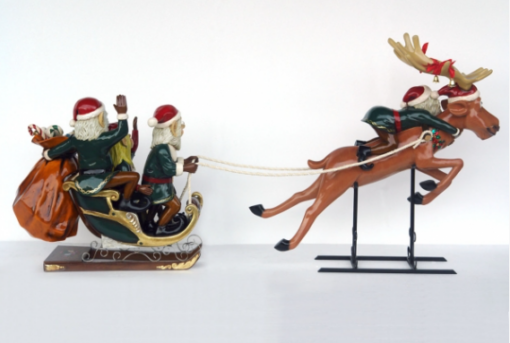 ELVES WITH SLEIGH AND REINDEER JR HY - Image 3