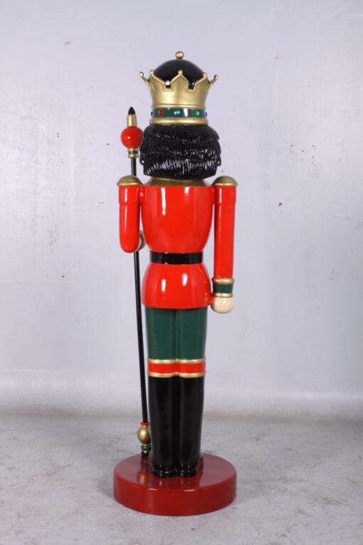 NUTCRACKER KING 6.5FT SCEPTRE IN LEFT RED - JR 0057 - Image 3