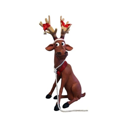 FUNNY REINDEER WITH ROPE JR S-010
