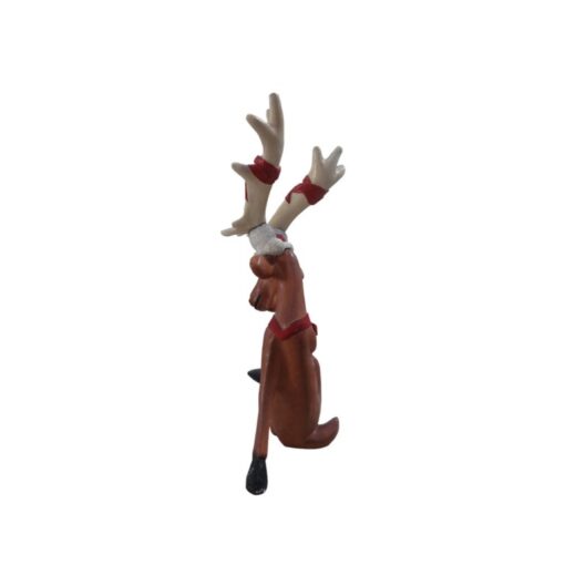 MINI REINDEER SITTING CROSSED LEGS JR S-017 - Image 2