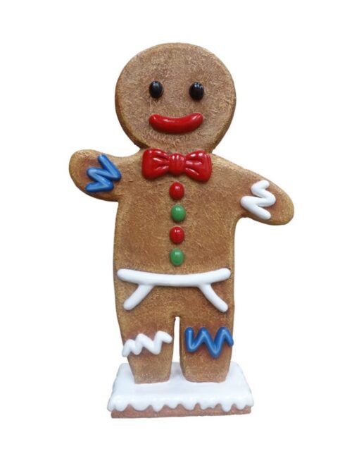 MINI GINGERBREAD PAPA WITH BASE JR S-093