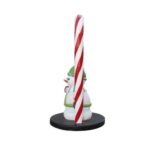 CANDY CANE SNOWMAN MINI JR S-182 - Image 2