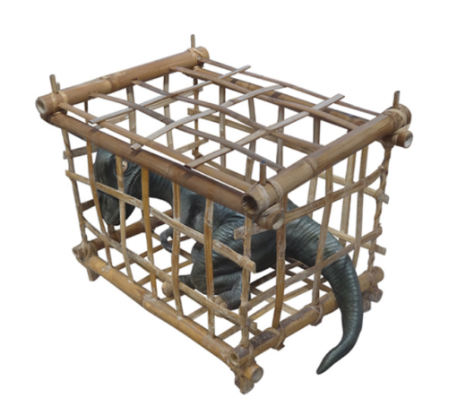 BABY T REX IN BAMBOO CAGE JR R-196 - Image 2