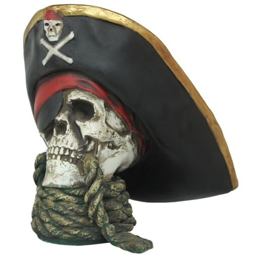 PIRATE SKULL WITH ROPE JR 2436