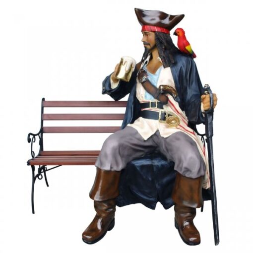 PIRATE SITTING WITH BEER JR 2931