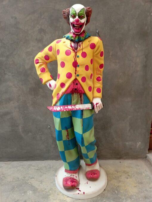 SCARY CLOWN WITH KNIFE 2 JR 3636