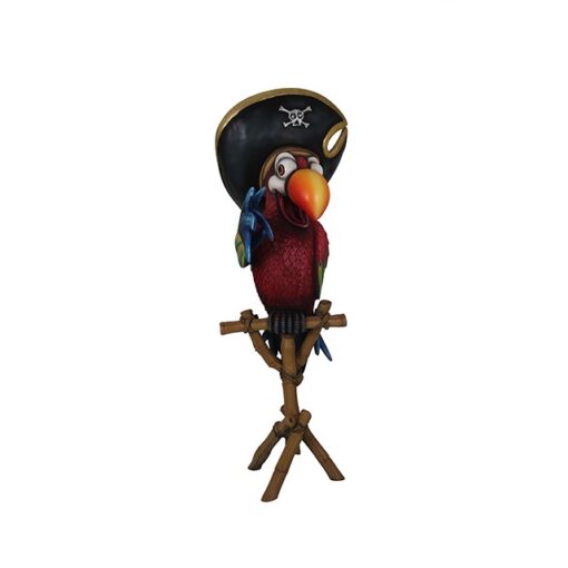 PARROT WITH HAT AND STAND JR C-067 - Image 3