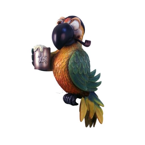 PIRATE PARROT WITH PIPE (NO STAND) JR C-075
