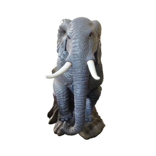 ELEPHANT BABY SITTING ON TREE TRUNK JR R-187 - Image 2