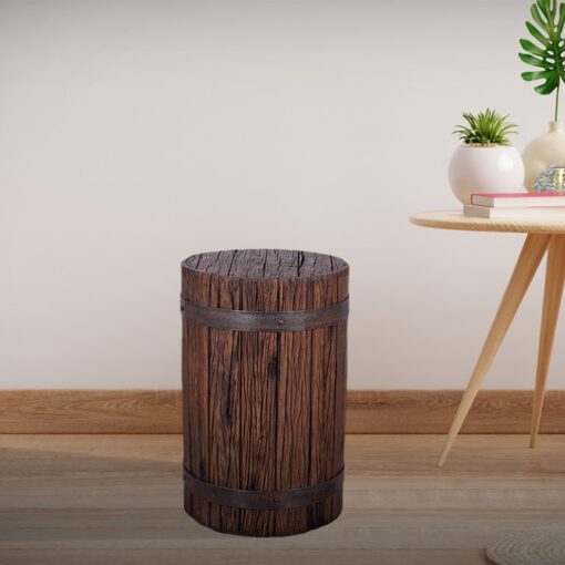 STOOL WOOD EFFECT JR 140049W