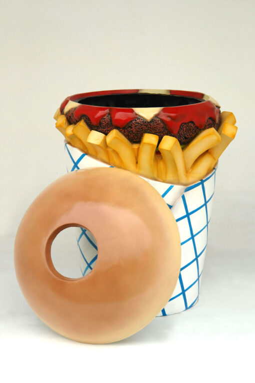 HAMBURGER RUBBISH BIN JR 2704 - Image 3