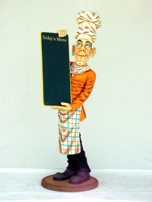 SKINNY CHEF WITH MENU JR 1756