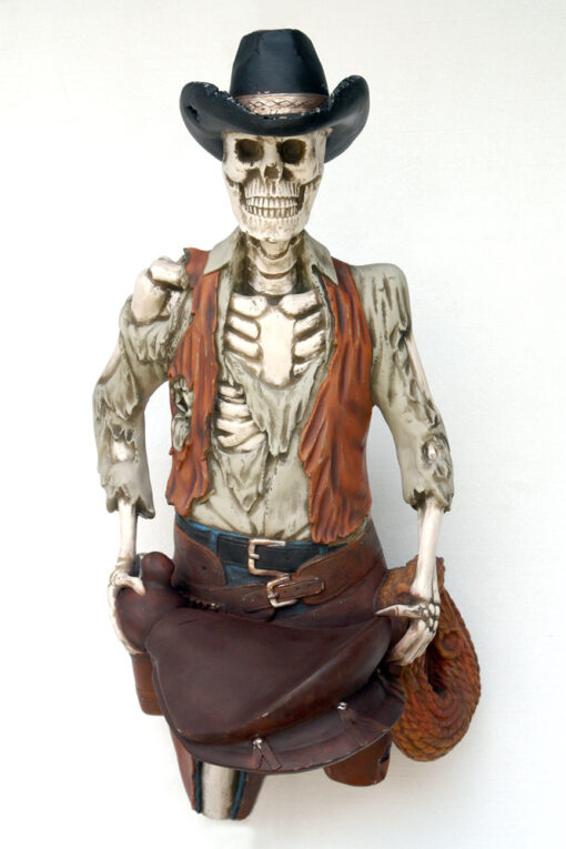 SKELETON COWBOY FIGURE HEAD JR 2457