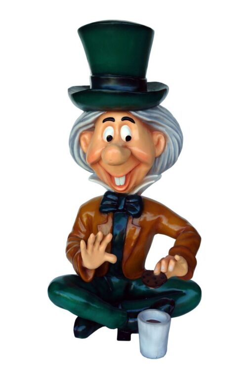 MAN SITTING WITH HAT JR LC