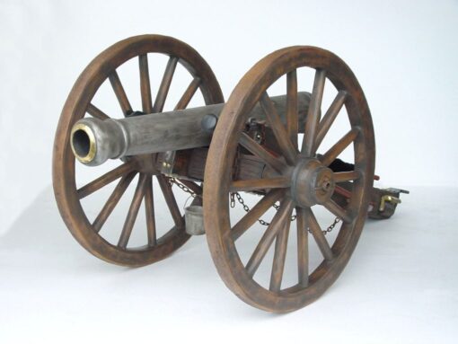 CANNON WITH WAGON WHEELS JR 2098