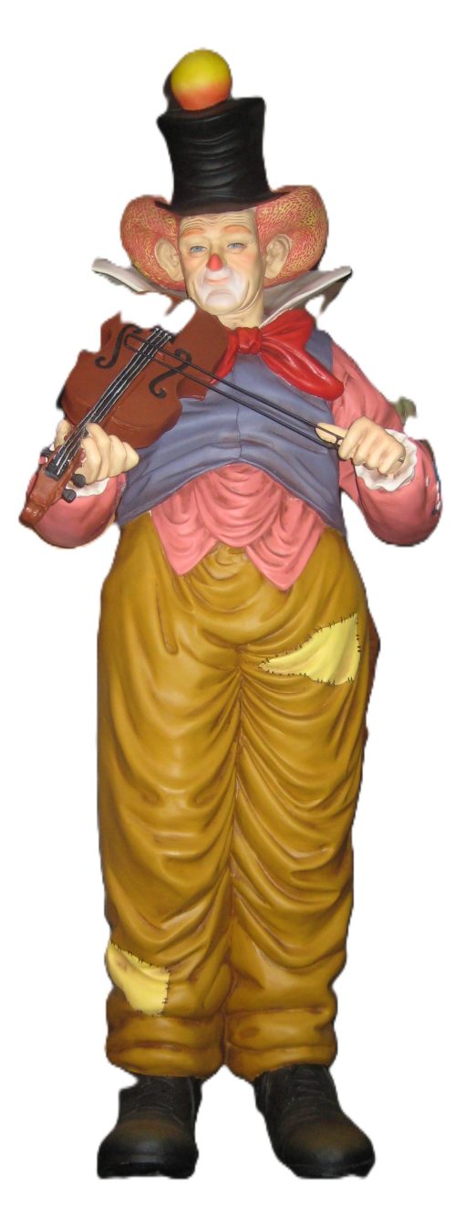 CLOWN WITH VIOLIN JR 715