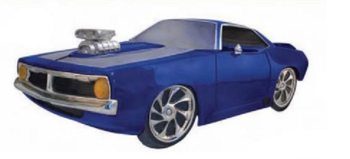 MUSCLE CU-CAR WALL DÉCOR 30" JR 6306