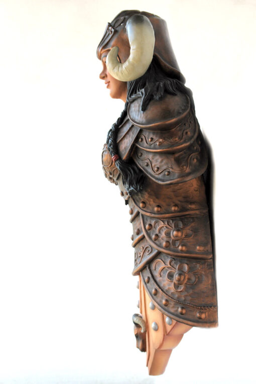 SHIP FIGUREHEAD VIKING FEMALE JR 2449 - Image 3