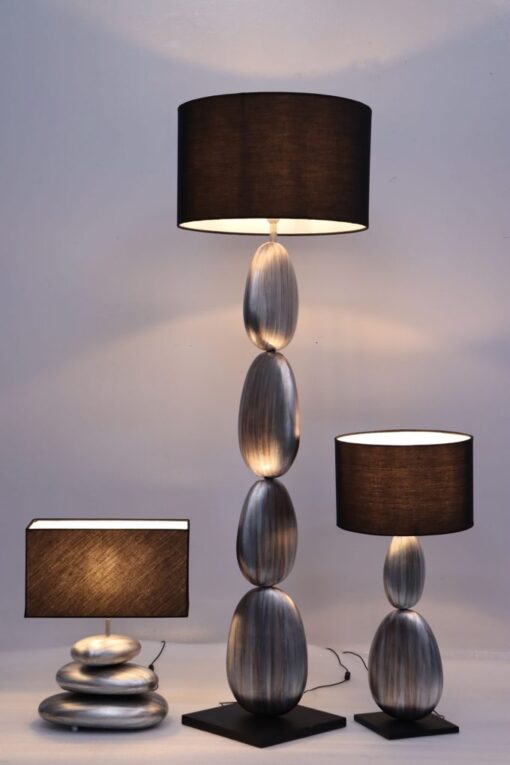PEBBLE FLOOR LAMP DARK GRANITE  / LIGHT GRANITE JR 200074