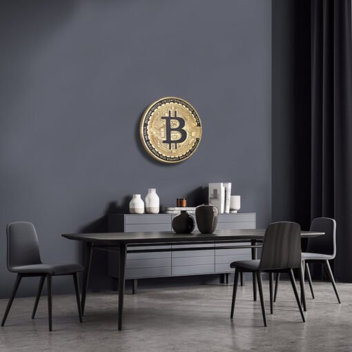 BITCOIN WALL ART JR 210094