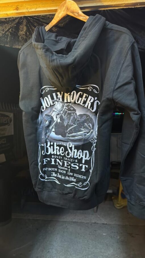 'JOLLY CLASSIC' CHILDREN'S BLACK HOODIE- BSM-CHOOD002 - Image 2