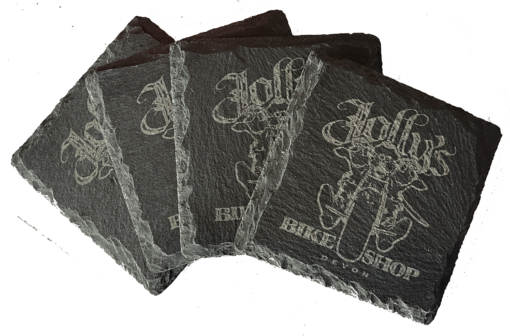 'JOLLY BIKE SHOP' SET OF 4 COASTERS - BSM-COA001