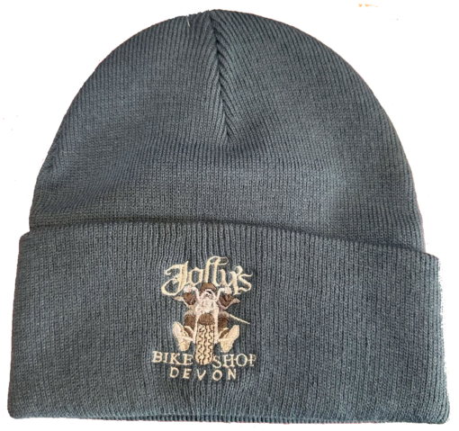 'JOLLY PIRATE BIKER' BEANIE HAT - logo in white embroidery (one size) - BSM-HAT005