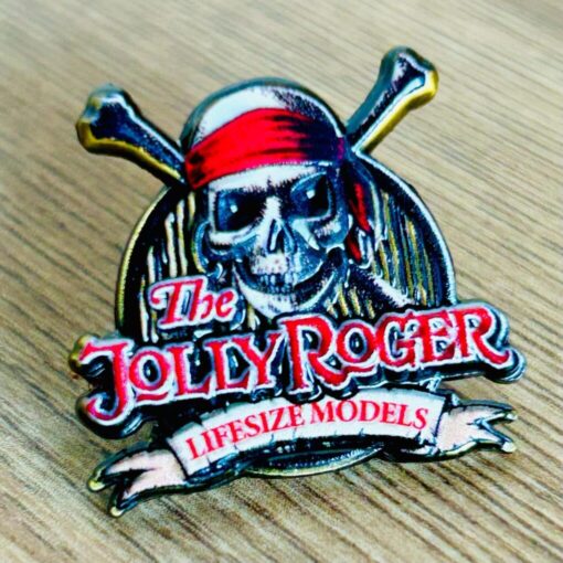 'JOLLY ROGER LIFESIZE MODELS' PIN BADGE - BSM-PB001