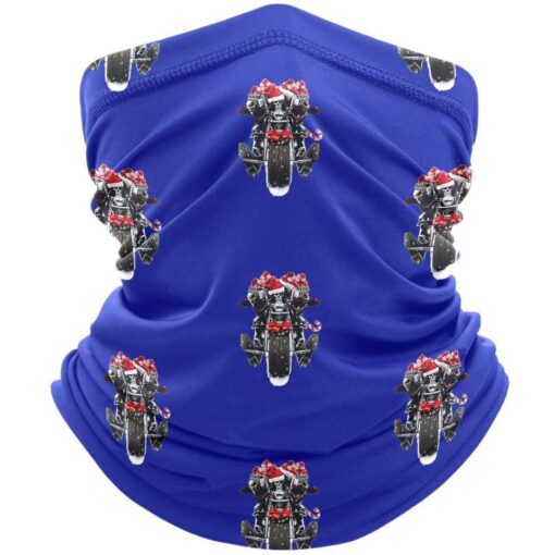 'JOLLY CHRISTMAS BIKER' SNOOD - multi small logos - BSM-SN002 - Image 3