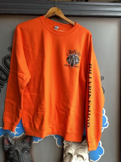 'JOLLY PIRATE BIKER' SWEATSHIRT - logo on sleeve - BSM-SS002