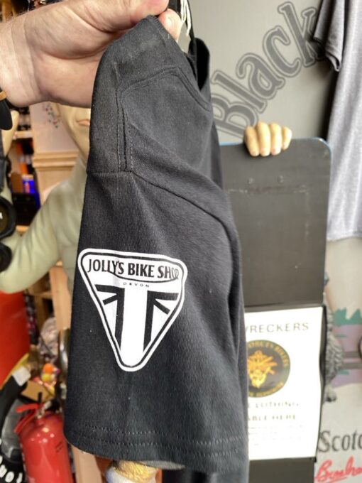 'ROCKET DAY #2'  BLACK T-SHIRT - large front & sleeve logo ***LIMITED STOCK*** BSM-TS013 - Image 2