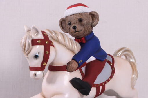 BEAR ON ROCKING HORSE JR 230112 - Image 2