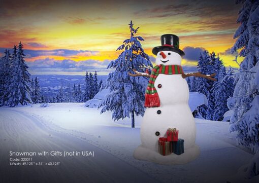 SNOWMAN WITH GIFTS JR 220011 - Image 14